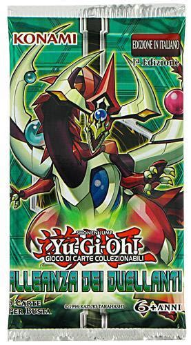 Yu Gi Oh Busta Carte Alleanza Dei Duellanti Espansione Ita