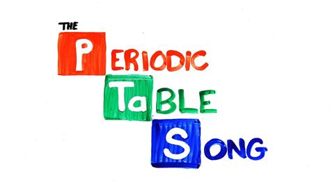 The New Periodic Table Song