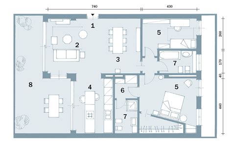 Open space contemporaneo una casa di 100 mq che sembra più grande