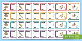 FREE Mondrian Themed Editable Book Labels Teacher Made