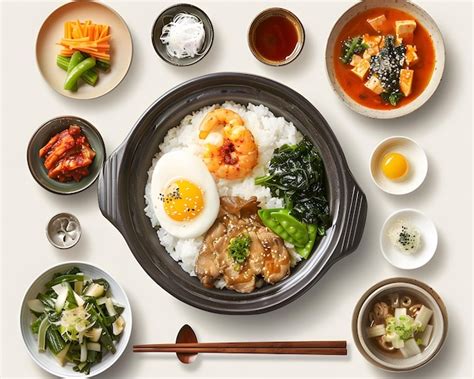 Premium Photo Korean Traditional Breakfast Rice