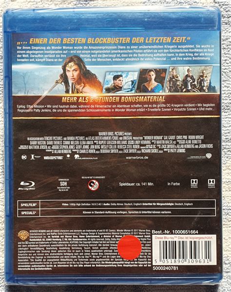 Wonder Woman Blu Ray Neu Ovp Gal Gadot Ebay