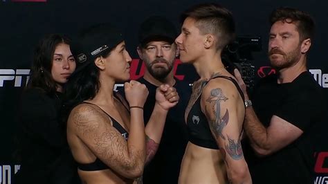 Pannie Kianzad Vs Macy Chiasson Face Off UFC Fight Night Tuivasa