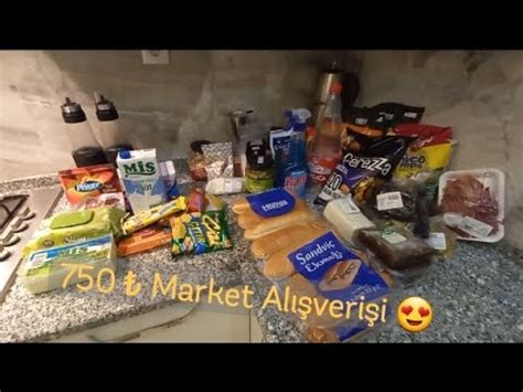 Haftalık market alışverişi Neler aldım İndirimli ürünler YouTube