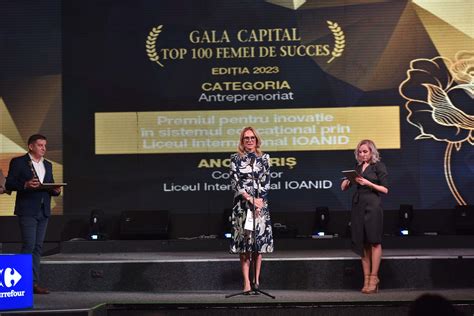 Anca Biriș Ioanid la Gala Top 100 Femei de Succes Noi părinții