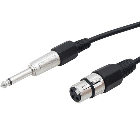 Kabel Mikrofonowy Wtyk Jack Mono Gniazdo Mikrofonowe Xlr E Ski