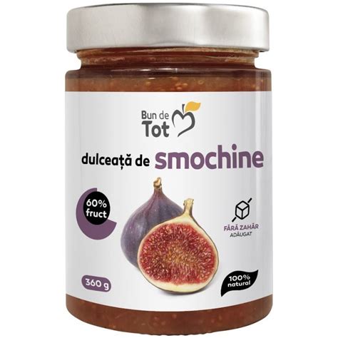 Dulceata De Smochine Fara Zahar 360g Bun De Tot