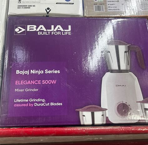 Bajaj Mixer Grinder For Wet Dry Grinding Below W At Rs In