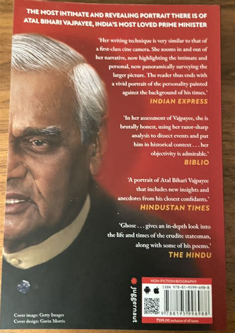 Sagarika Ghose On Twitter My Biography Of AtalBihariVajpayee Now In