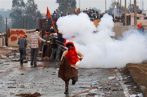 Kites Battle Drones As Farmers Take On Police During India Protests