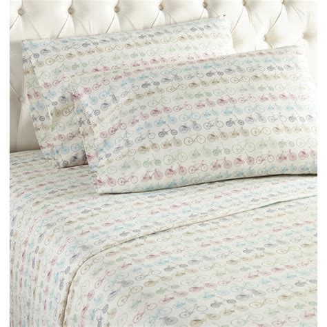 Affordable Micro Flannel® Print Sheet Set 4365593 Brylane Home