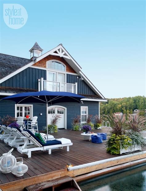 The Cottage Exterior—the Huge Dock Is A Dreamy Spot For Lounging And