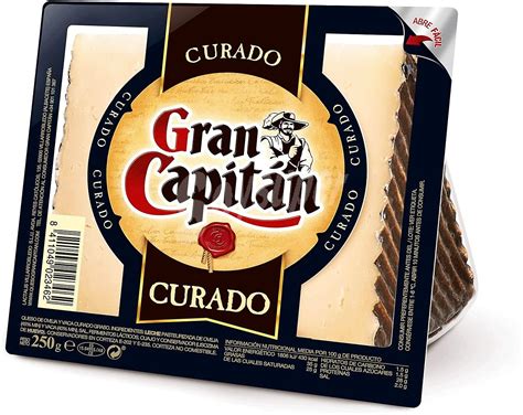 Gran Capitán Queso curado cuña 250 gr