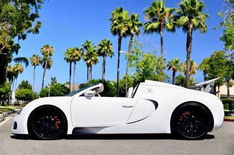 Matte Pearl White Bugatti Veyron Grand Sport For Sale