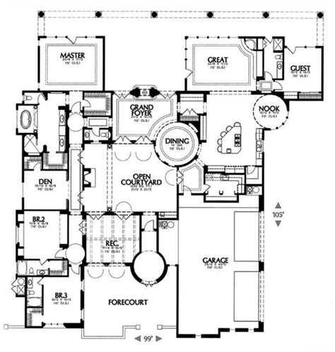 Beautiful Two Story Contemporary Style House Plan 6583 The Destination