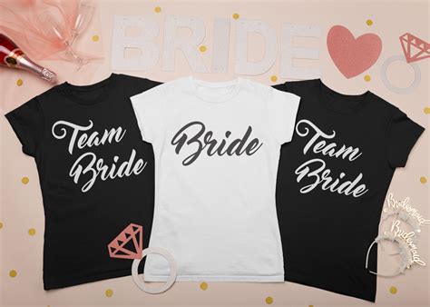 Team Bride Svg Bride Svg Bachelorette Svg Wedding Svg Etsy