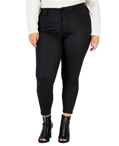 Celebrity Pink Trendy Plus Size Curvy High Rise Skinny Jeans Macys