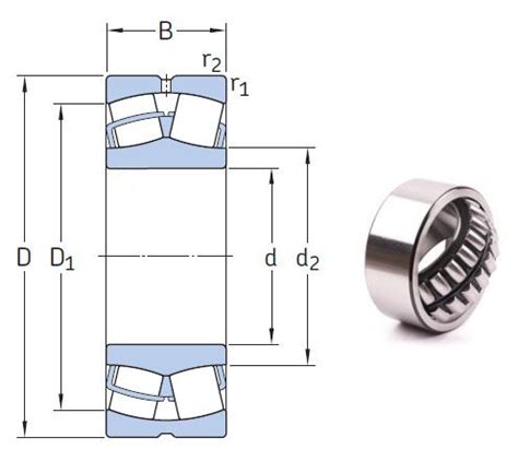 22232 CCK W33 The Most Novel Spherical Roller Bearing 160 290 80mm