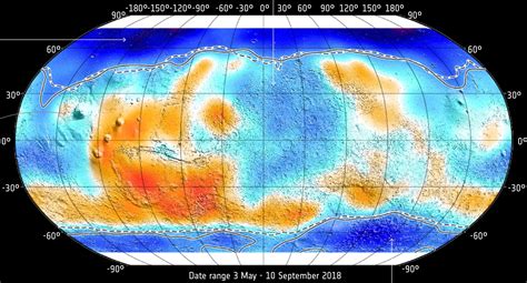 Map of shallow subsurface water distribution on Mars | human Mars