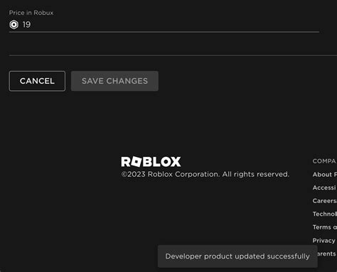 Cannot Change Price Of Developer Products On Dashboard Website Bugs