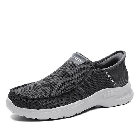 Men's Canvas Loafers Breathable Non-slip Casual Shoes