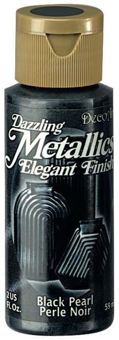 Decoart Dazzling Metallics Acrylic Color Oz Black Pearl Michaels