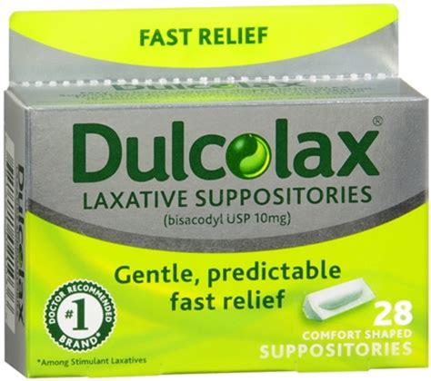 Dulcolax Suppositories 28 Each (Pack of 4) - Walmart.com