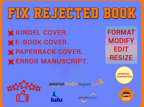 Fix Rejected Book By King Kdp On Dribbble