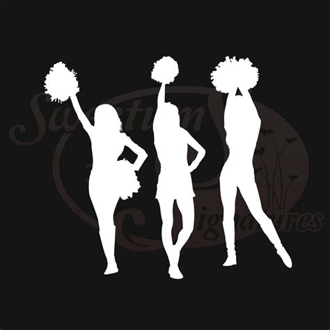 Cheerleaders Vehicle Decals Sports Wall Decals Wall Decals Sports