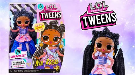 Asmr Lol Surprise Tweens S Doll Nia Regal Unboxing Youtube