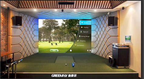 Greenjoy Indoor Golf Simulator Q5s - China Golf Simulator and Indoor ...