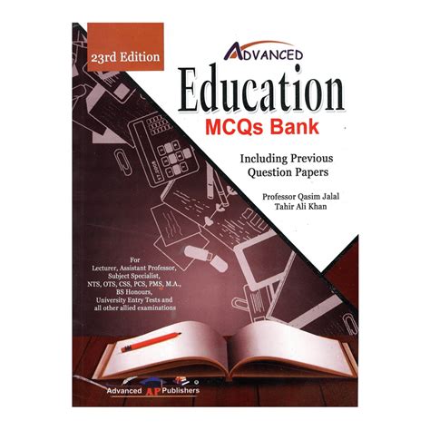 Education Mcqs By Qasim Jalal And Tahir Ali Khan Advanced