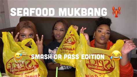 Seafood Mukbang Smash Or Pass Celebrity Edition 🥵🥵 Youtube