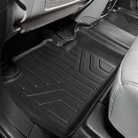 Smartliner Custom Fit All Weather Nd Row Black Floor Mat Liners