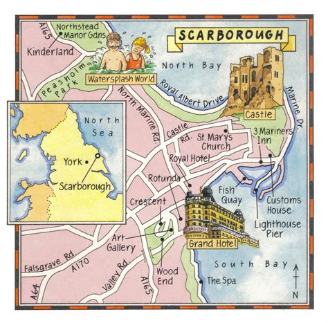 Scarborough Tourist Map