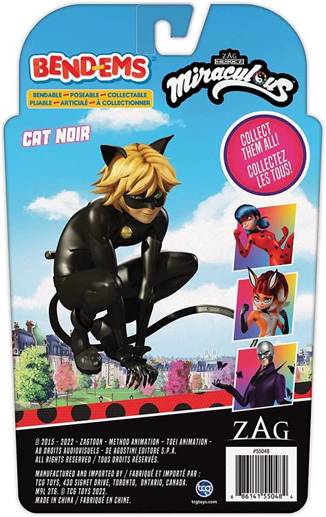 Cat Noir from Miraculous bendable figure | Noir, Heart for kids, Cats