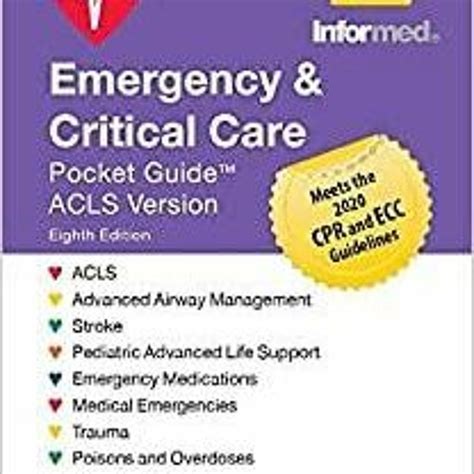 Stream Download~ Emergency And Critical Care Pocket Guide Revised Eighth