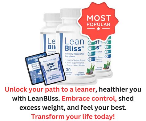 Leanbliss Official Website Weight Loss Formula