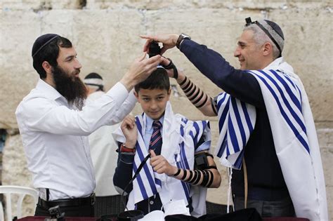 Jewish Bar Mitzvah Ceremony