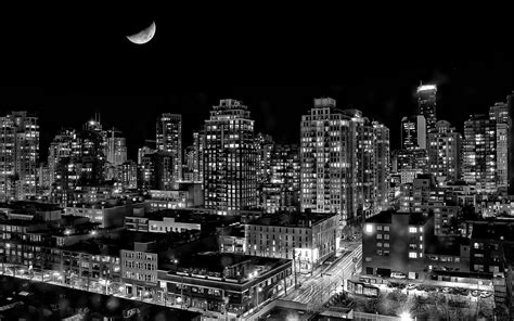 Black and White Aesthetic City Computer Wallpapers - Top Free Black and ...