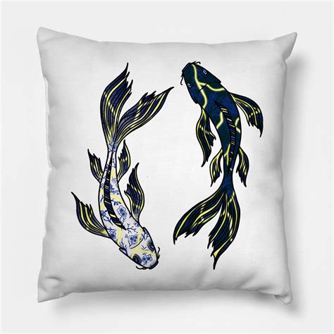 Kintsugi Koi Fish Pillow Kintsugi Koi In 2022 Fish Pillow Kintsugi