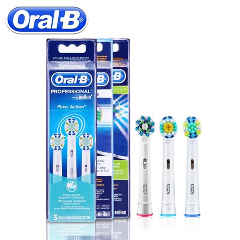 Pc Pack Oral B Replacement Electric Toothbrush Heads Floss Action D