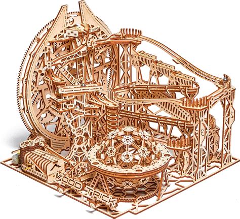 Wood Trick Galaxy Marble Run Puzzles 3D en bois à construire pour