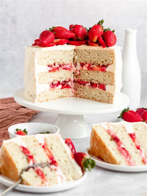 Strawberry Jam Cake Rich And Delish