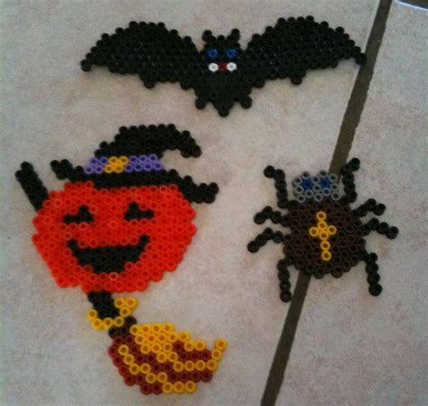 Toujours Halloween Plastic Bead Crafts Perler Bead Patterns Perler Beads Designs