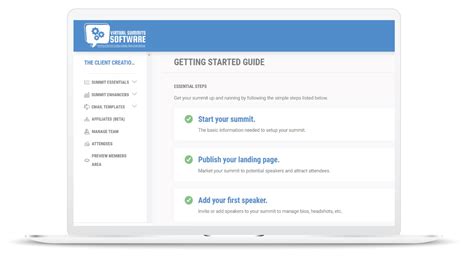 Virtual Summits Software
