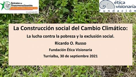 Pdf La Construcción Social Del Cambio Climático La Lucha Contra La Pobreza Y La Exclusión Social