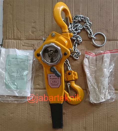 Jual Lever Block Lever Hoist Ton X Meter Tenjima Di Lapak