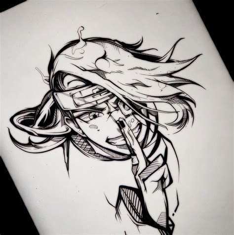 Anime Tattoo Ideas Drawing