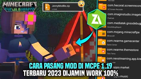 CARA PASANG ADDON MOD DI MCPE 1 19 TERBARU 2023 PASTI WORK 100